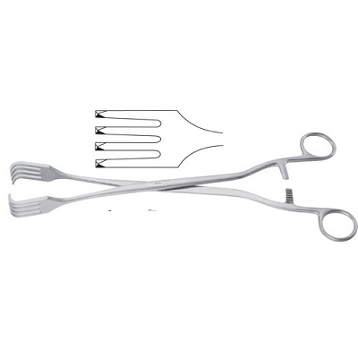 PRATT  Tenaculum Forceps 28 cm